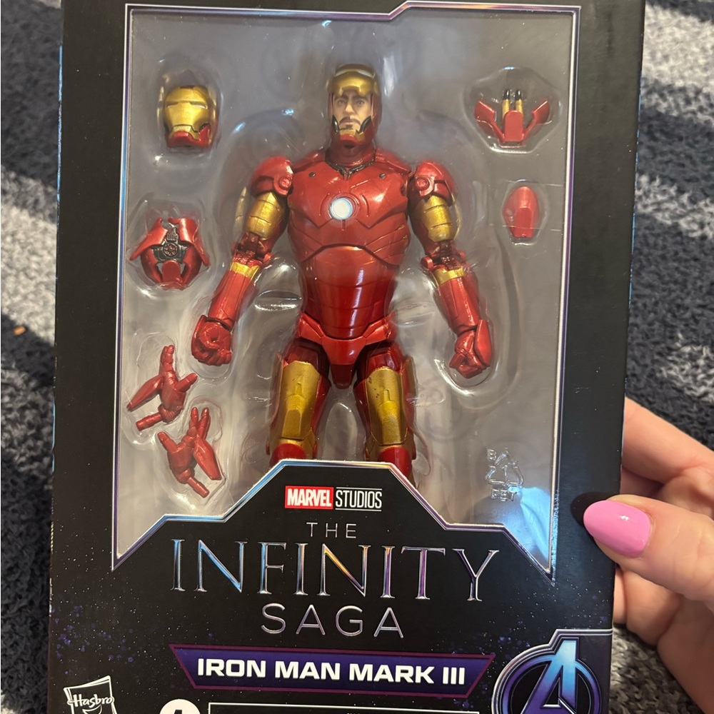 Marvel Studios The Infinity Saga Iron Man Mark III Action Figure - Red & Gold